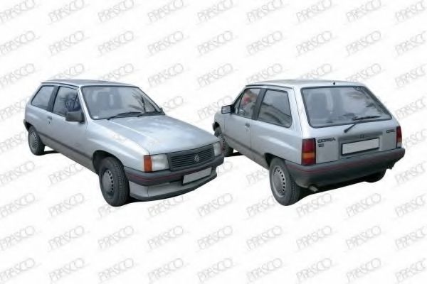 PRASCO OP0233200 Облицовка передка для OPEL CORSA A (Опель Cорса а) PRASCO OP0233200 Облицовка передка для OPEL CORSA A (Опель Cорса а)