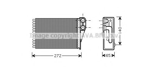 PRASCO PE6292 Теплообменник, отопление салона для PEUGEOT 207 (Пежо 207) PRASCO PE6292 Теплообменник, отопление салона для PEUGEOT 207 (Пежо 207)