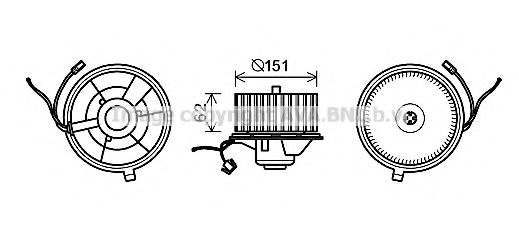 PRASCO ST8505 Электродвигатель, вентиляция салона для VOLKSWAGEN (Фольксваген) PRASCO ST8505 Электродвигатель, вентиляция салона для VOLKSWAGEN (Фольксваген)