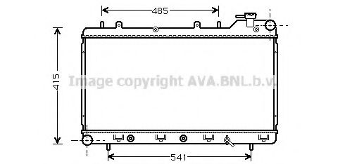 PRASCO SU2016 Радиатор, охлаждение двигателя для SUBARU IMPREZA (Субару Импреза) PRASCO SU2016 Радиатор, охлаждение двигателя для SUBARU IMPREZA (Субару Импреза)