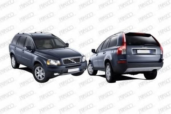 PRASCO VV7107503 Зеркальное стекло, наружное зеркало для VOLVO XC90 I (Вольво Xc90 1)