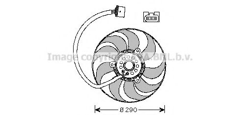 PRASCO VW7522 Вентилятор, охлаждение двигателя для VOLKSWAGEN (Фольксваген) PRASCO VW7522 Вентилятор, охлаждение двигателя для VOLKSWAGEN (Фольксваген)