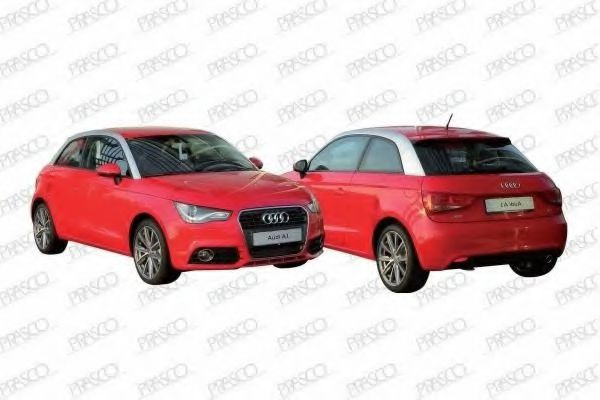 PRASCO AD1207501 Зеркальное стекло, наружное зеркало для AUDI A1 (Ауди А1)