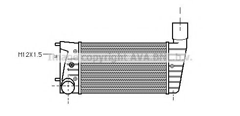 PRASCO AI4134 Интеркулер для AUDI 100 (Ауди 100) PRASCO AI4134 Интеркулер для AUDI 100 (Ауди 100)