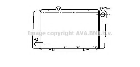 PRASCO AL2002 Радиатор, охлаждение двигателя 
