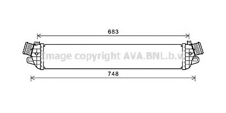 PRASCO AL4129 Интеркулер 