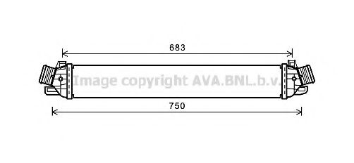 PRASCO AL4130 Интеркулер 