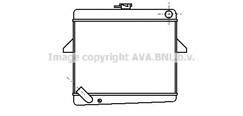 PRASCO BD2004 Радиатор, охлаждение двигателя 