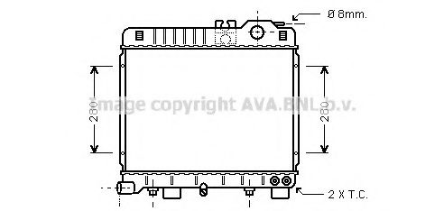 PRASCO BW2161 Радиатор, охлаждение двигателя для BMW 3 (Бмв 3) PRASCO BW2161 Радиатор, охлаждение двигателя для BMW 3 (Бмв 3)