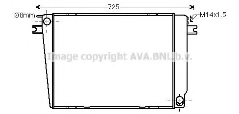 PRASCO BW2241 Радиатор, охлаждение двигателя для BMW 5 (Бмв 5) PRASCO BW2241 Радиатор, охлаждение двигателя для BMW 5 (Бмв 5)