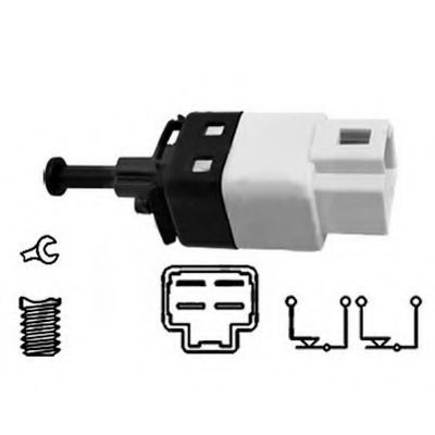 HOFFER 3500108 Выключатель фонаря сигнала торможения для CHEVROLET NUBIRA (Шевроле Нубира) HOFFER 3500108 Выключатель фонаря сигнала торможения для CHEVROLET NUBIRA (Шевроле Нубира)