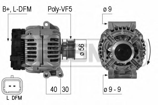 MESSMER 210001 Генератор для RENAULT SCNIC I (Рено Сценик и) MESSMER 210001 Генератор для RENAULT SCNIC I (Рено Сценик и)