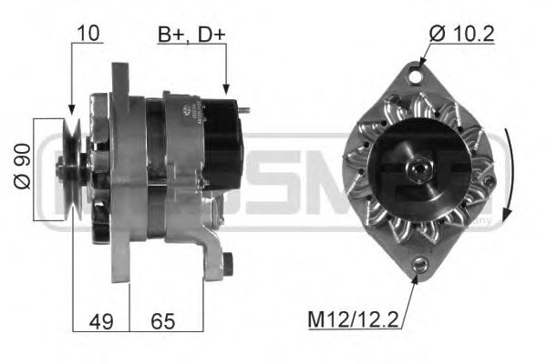 MESSMER 210033 Генератор для LANCIA (Лансиа/лянча) MESSMER 210033 Генератор для LANCIA (Лансиа/лянча)