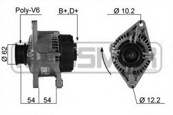MESSMER 210034 Генератор для FIAT BRAVA (Фиат Брава) MESSMER 210034 Генератор для FIAT BRAVA (Фиат Брава)