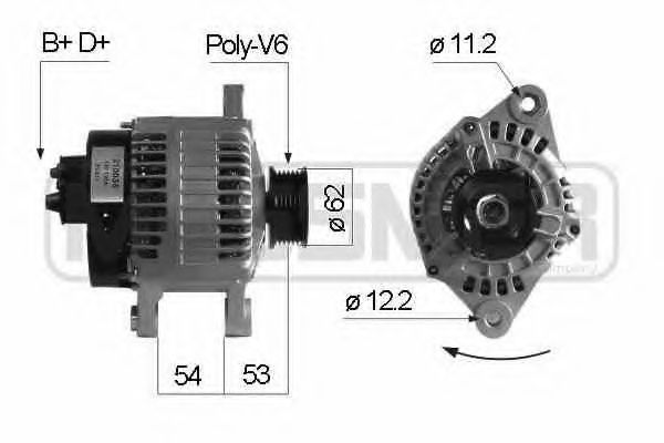 MESSMER 210035 Генератор для ALFA-ROMEO (Алфа-ромэо) MESSMER 210035 Генератор для ALFA-ROMEO (Алфа-ромэо)