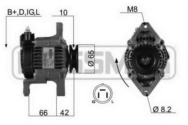 MESSMER 210039 Генератор для SUZUKI (Сузуки) MESSMER 210039 Генератор для SUZUKI (Сузуки)