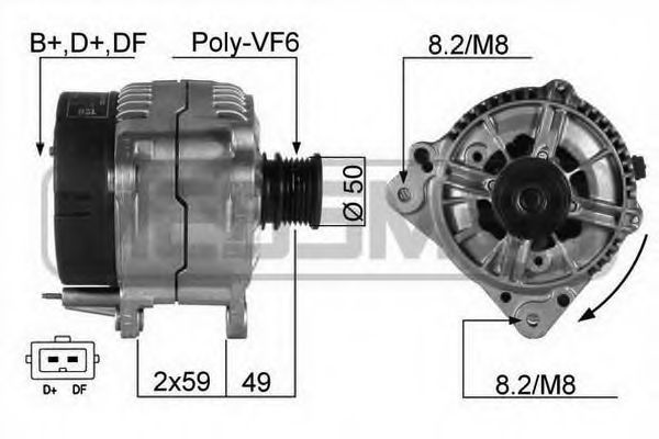 MESSMER 210061 Генератор для VOLVO (Вольво) MESSMER 210061 Генератор для VOLVO (Вольво)