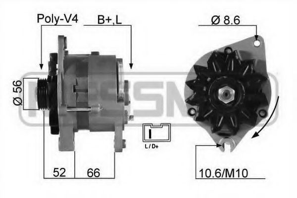MESSMER 210066 Генератор для PEUGEOT 309 II (Пежо 309 2) MESSMER 210066 Генератор для PEUGEOT 309 II (Пежо 309 2)