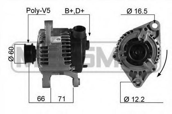 MESSMER 210070 Генератор для FIAT BRAVA (Фиат Брава) MESSMER 210070 Генератор для FIAT BRAVA (Фиат Брава)