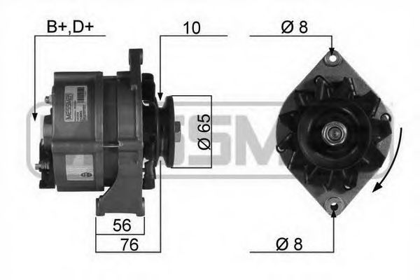 MESSMER 210083 Генератор для OPEL ASCONA B (Опель Асcона б) MESSMER 210083 Генератор для OPEL ASCONA B (Опель Асcона б)