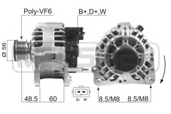 MESSMER 210093 Генератор для SKODA (Шкода) MESSMER 210093 Генератор для SKODA (Шкода)