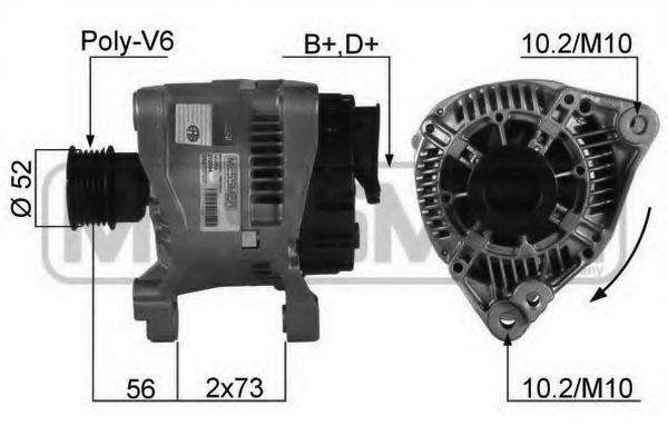 MESSMER 210094 Генератор для BMW 3 (Бмв 3) MESSMER 210094 Генератор для BMW 3 (Бмв 3)