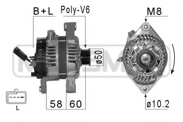 MESSMER 210100 Генератор для DAEWOO (Дэу) MESSMER 210100 Генератор для DAEWOO (Дэу)
