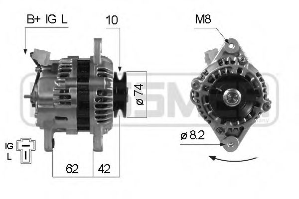 MESSMER 210107 Генератор для SUZUKI (Сузуки) MESSMER 210107 Генератор для SUZUKI (Сузуки)