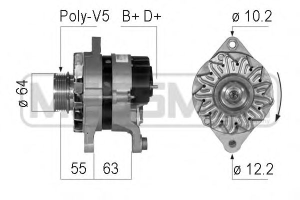 MESSMER 210116 Генератор для ALFA ROMEO 145 (Альфа ромео 145) MESSMER 210116 Генератор для ALFA ROMEO 145 (Альфа ромео 145)