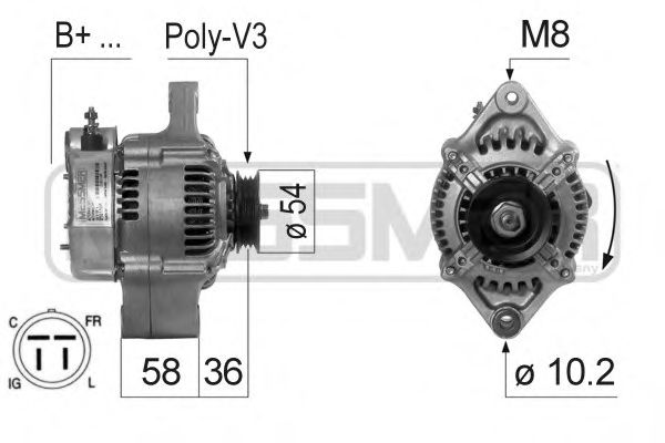 MESSMER 210119 Генератор для HONDA CRX II (Хонда Cрх 2) MESSMER 210119 Генератор для HONDA CRX II (Хонда Cрх 2)