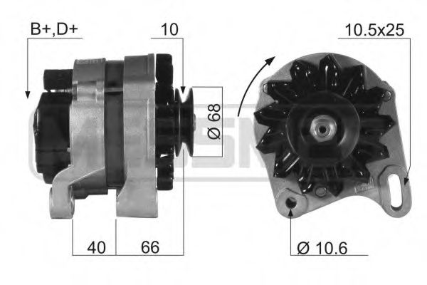 MESSMER 210127 Генератор для SEAT (Сеат) MESSMER 210127 Генератор для SEAT (Сеат)