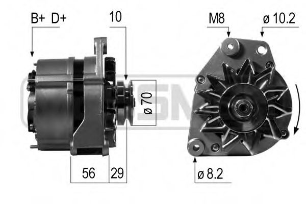 MESSMER 210128 Генератор для AUDI 100 (Ауди 100) MESSMER 210128 Генератор для AUDI 100 (Ауди 100)