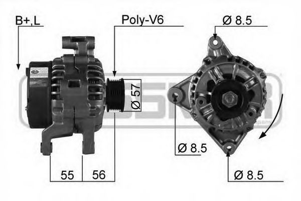 MESSMER 210139 Генератор для VOLVO (Вольво) MESSMER 210139 Генератор для VOLVO (Вольво)