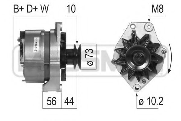 MESSMER 210145 Генератор для VOLKSWAGEN VANAGON III (Фольксваген Vанагон 3) MESSMER 210145 Генератор для VOLKSWAGEN VANAGON III (Фольксваген Vанагон 3)