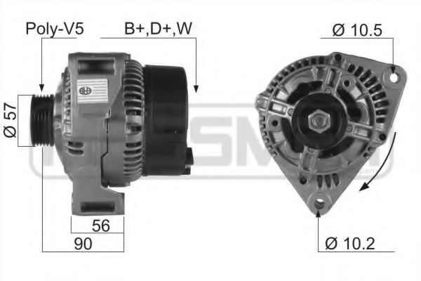 MESSMER 210157 Генератор для ALFA ROMEO 146 (Альфа ромео 146) MESSMER 210157 Генератор для ALFA ROMEO 146 (Альфа ромео 146)