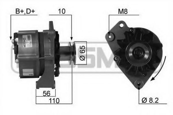 MESSMER 210174 Генератор для VOLKSWAGEN CORSAR (Фольксваген Cорсар) MESSMER 210174 Генератор для VOLKSWAGEN CORSAR (Фольксваген Cорсар)
