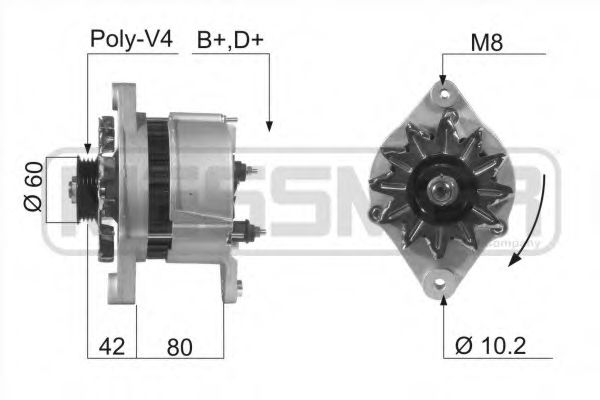 MESSMER 210182 Генератор для NISSAN PRIMERA (Ниссан Примера) MESSMER 210182 Генератор для NISSAN PRIMERA (Ниссан Примера)