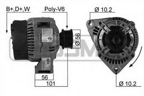MESSMER 210187 Генератор для MERCEDES-BENZ CLK (Мэрcэдэс-бэнз Слк) MESSMER 210187 Генератор для MERCEDES-BENZ CLK (Мэрcэдэс-бэнз Слк)