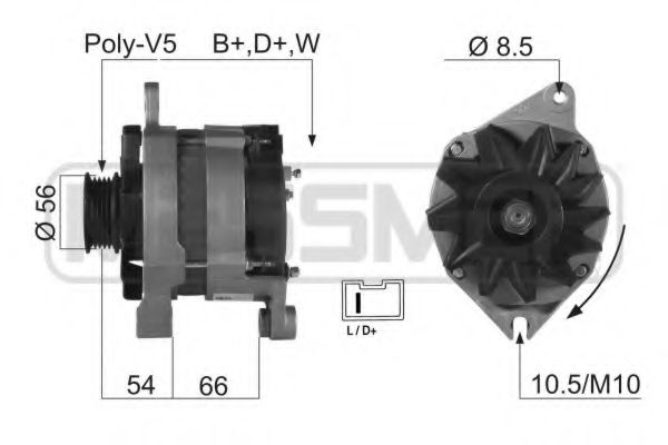 MESSMER 210197 Генератор для ROVER 400 (Ровер 400) MESSMER 210197 Генератор для ROVER 400 (Ровер 400)