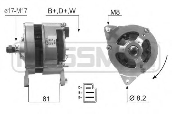 MESSMER 210204 Генератор для FORD ESCORT V (Форд Эскорт 5) MESSMER 210204 Генератор для FORD ESCORT V (Форд Эскорт 5)