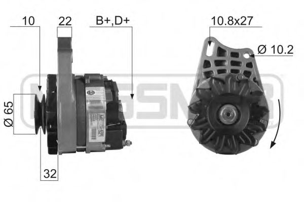 MESSMER 210225 Генератор для LANCIA (Лансиа/лянча) MESSMER 210225 Генератор для LANCIA (Лансиа/лянча)