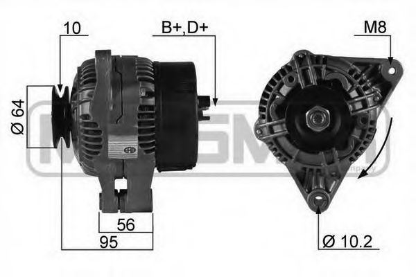 MESSMER 210242 Генератор для PEUGEOT (Пежо) MESSMER 210242 Генератор для PEUGEOT (Пежо)