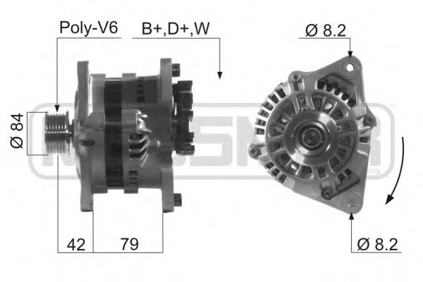 MESSMER 210253 Генератор для FORD ESCORT VII (Форд Эскорт 7) MESSMER 210253 Генератор для FORD ESCORT VII (Форд Эскорт 7)