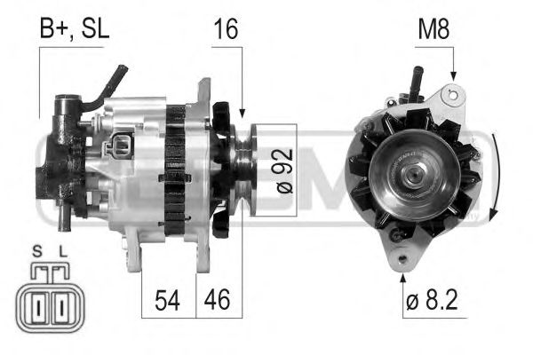 MESSMER 210262 Генератор для MITSUBISHI MONTERO (Митсубиши/митсубиси Монтэро) MESSMER 210262 Генератор для MITSUBISHI MONTERO (Митсубиши/митсубиси Монтэро)