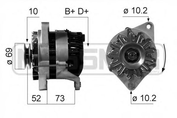 MESSMER 210265 Генератор для LANCIA (Лансиа/лянча) MESSMER 210265 Генератор для LANCIA (Лансиа/лянча)