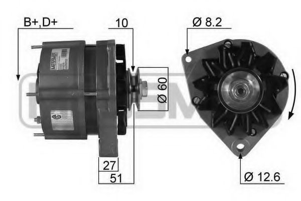 MESSMER 210275 Генератор для ALFA-ROMEO (Алфа-ромэо) MESSMER 210275 Генератор для ALFA-ROMEO (Алфа-ромэо)
