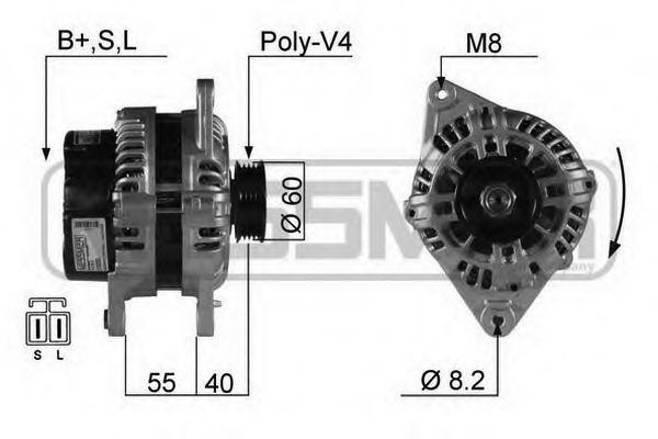 MESSMER 210283 Генератор для HYUNDAI EXCEL (Хендай Эxcэл) MESSMER 210283 Генератор для HYUNDAI EXCEL (Хендай Эxcэл)