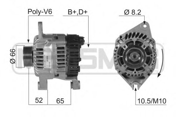 MESSMER 210338 Генератор для CITROËN DISPATCH (CитроËн Диспатч) MESSMER 210338 Генератор для CITROËN DISPATCH (CитроËн Диспатч)