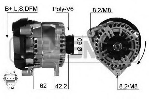 MESSMER 210365 Генератор для FORD NEO CONNECT (Форд Нэо cоннэcт) MESSMER 210365 Генератор для FORD NEO CONNECT (Форд Нэо cоннэcт)