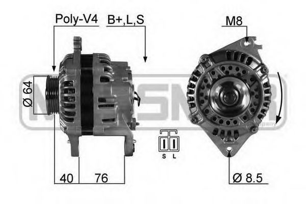 MESSMER 210375 Генератор для HYUNDAI SONATA III (Хендай Соната 3) MESSMER 210375 Генератор для HYUNDAI SONATA III (Хендай Соната 3)